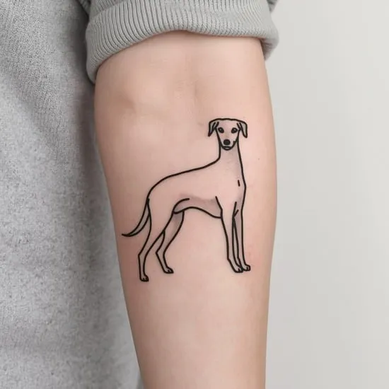 20 azawakh dog tattoo ideas IMG01