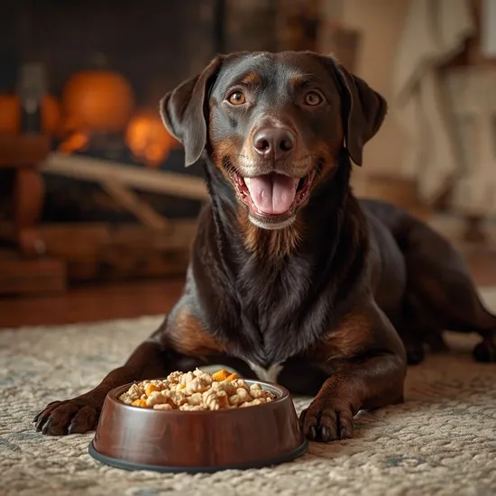 chicken rice and pumpkin dog food recipe for dogs with allergies IMG03