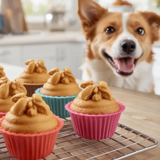 homemade easter dog cupcakes safe recipe IMG03