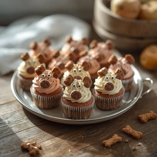 homemade easter dog cupcakes safe recipe IMG05