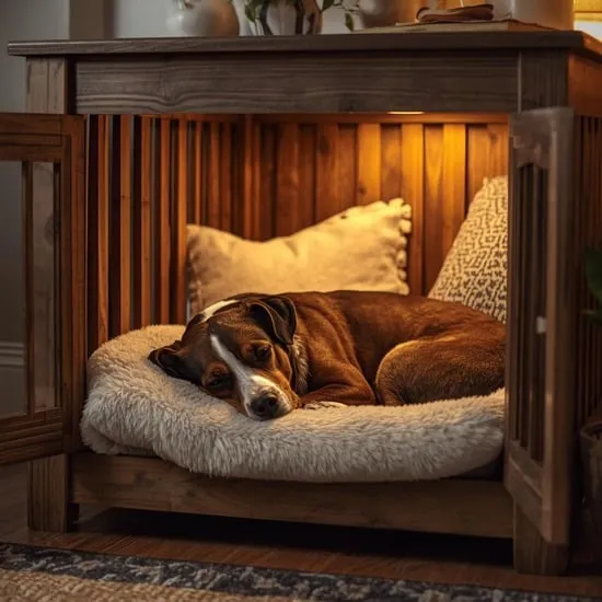 how to make a diy dog crate indoor furniture IMG06
