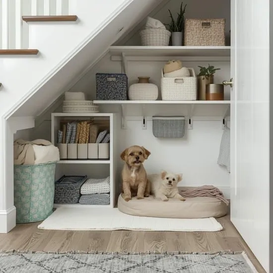 18 ideas for small under stairs dog room IMG17