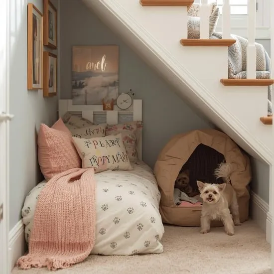 18 ideas for small under stairs dog room IMG18
