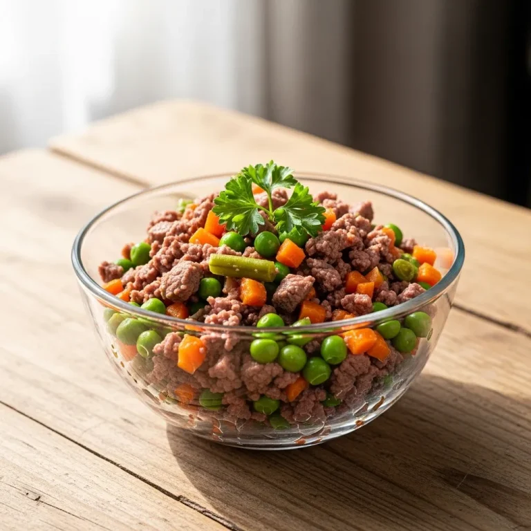 Homemade Beef & Veggie Dog Food: A Tail-Wagging Recipe