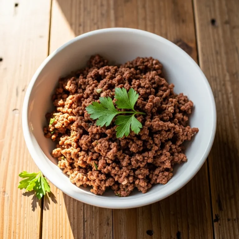 Easy Homemade Ground Beef Dog Food: A Healthy, Tail-Wagging Recipe