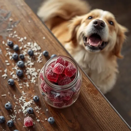 Blueberry & Coconut Gummies for Dogs: A Healthy, Homemade Treat