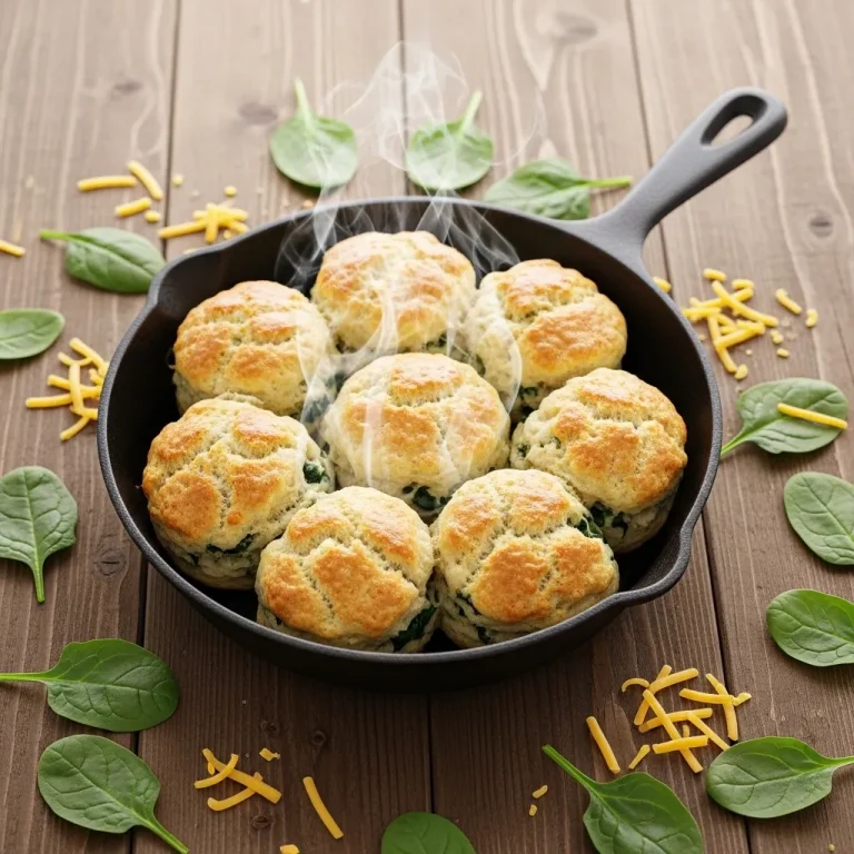 5-Ingredient Spinach & Cheese Biscuits: My Go-To Savory Snack