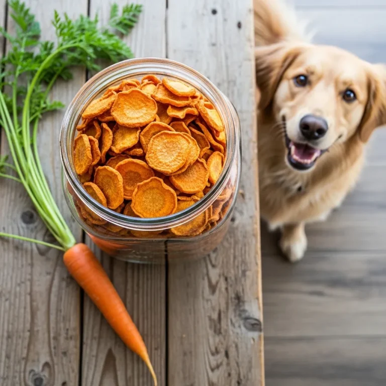 Crunchy & Healthy Homemade Carrot Chip Dog Treats