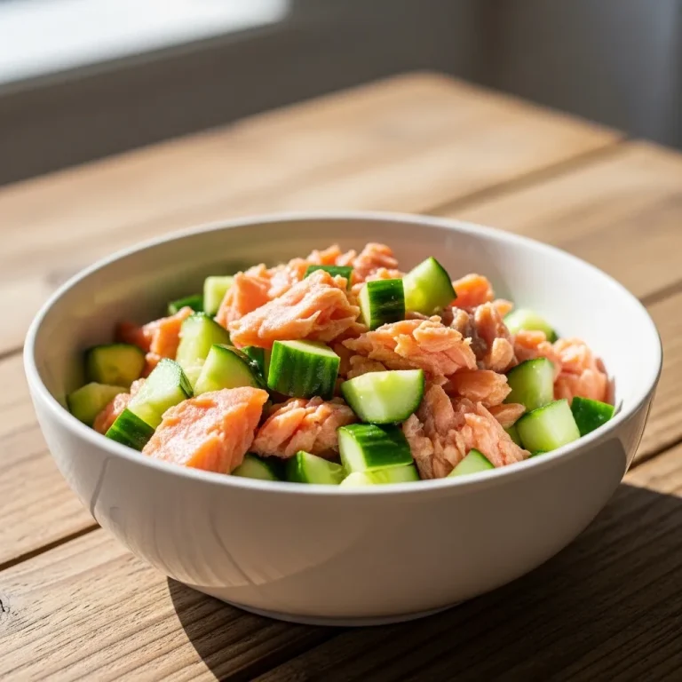 Salmon & Cucumber Doggy Delight: A Healthy Homemade Topper