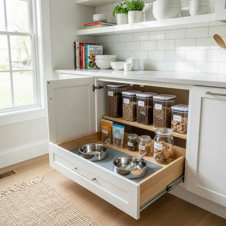 11 Dog Food Station Ideas for Organized Kitchens