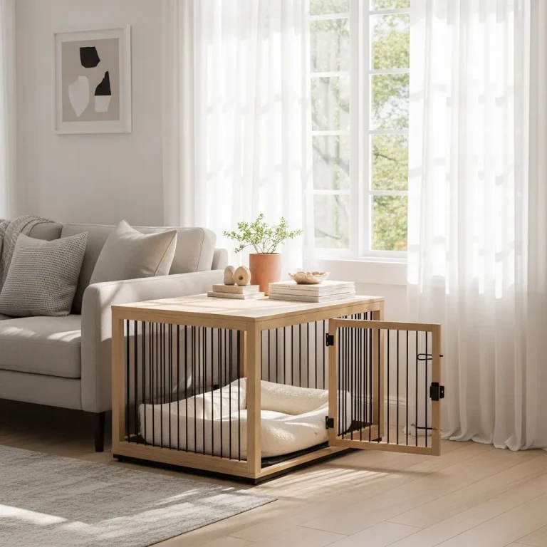 12 Dog Crate Ideas That Look Stylish Indoors