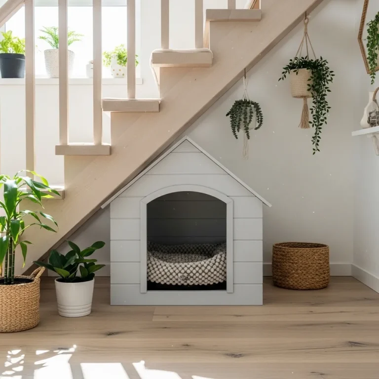 13 Under Stairs Dog House Ideas That Save Space