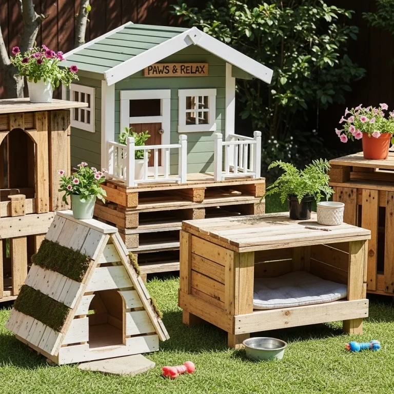 14 Pallet Dog House Ideas on a Budget
