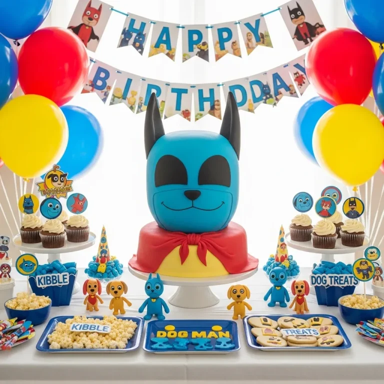 Dog Man Cake Ideas for Kids Parties