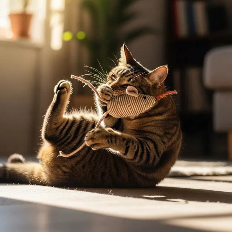 Why Do Cats Bunny Kick Toys?