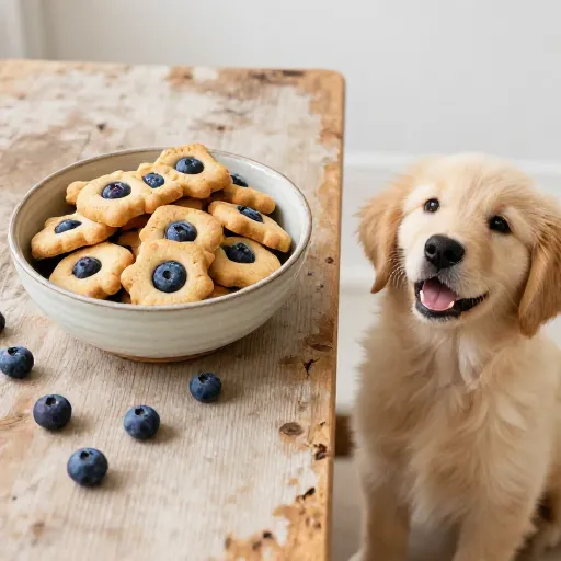 Homemade Blueberry Dog Biscuits Your Pup Will Love