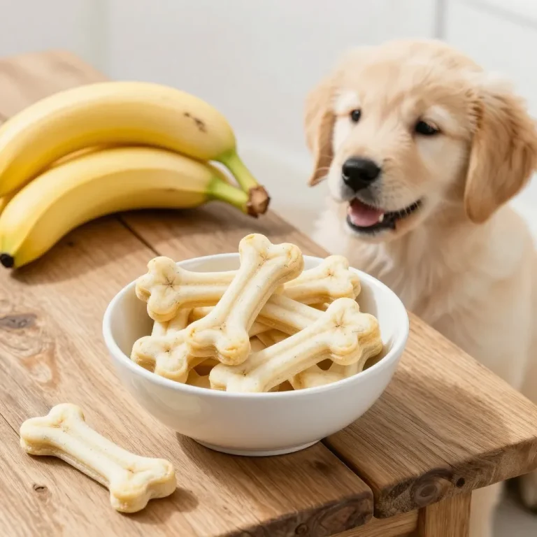 Easy Banana Dog Treats Recipe Homemade