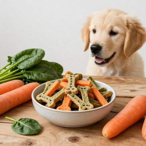 Homemade Vegan Spinach Carrot Dog Treats Your Pup Will Love