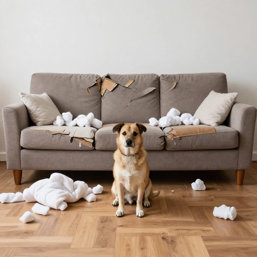 Dogs Can Destroy a Couch in 10 Minutes and Still Look Innocent