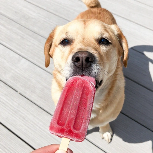 Raspberry Popsicles for Dogs: The Summer Treat