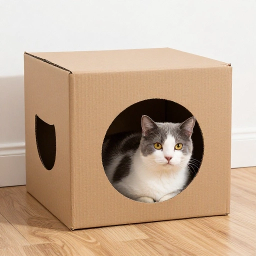 13 Easy DIY Cardboard Cat Houses You Can Make Today