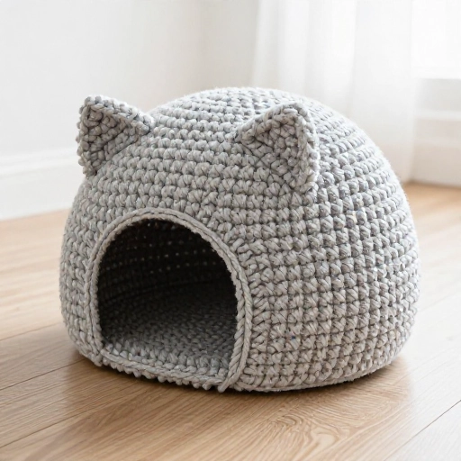 15 Comfy DIY Cat Houses You Can Crochet