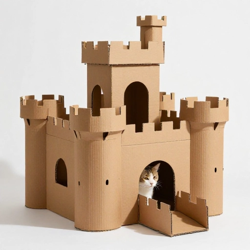 16 Whimsical Cardboard Cat Houses You Can Make Today