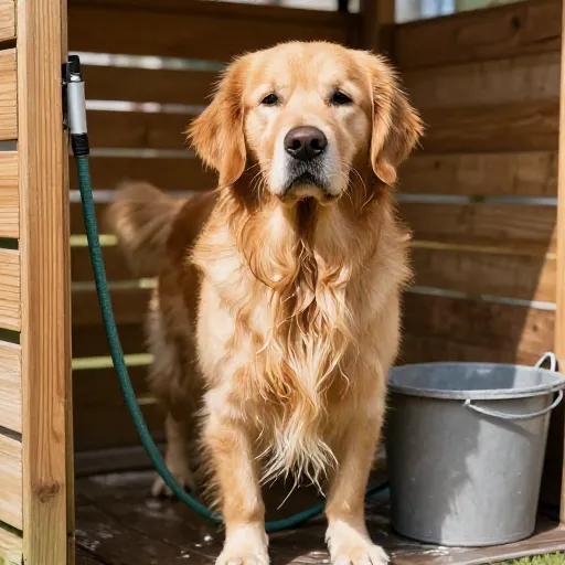 12 Genius DIY Dog Washing Station Outdoor Hacks