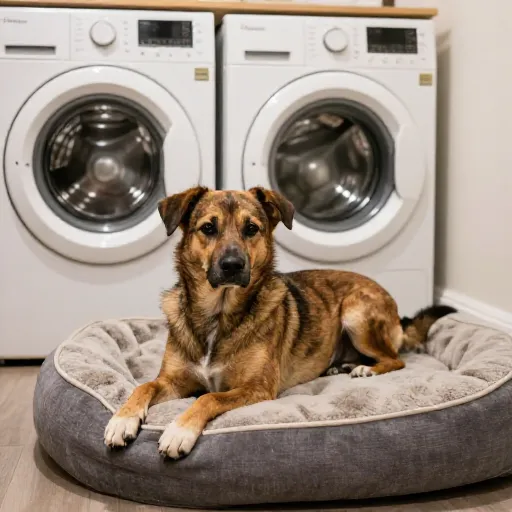 14 Creative Dog Bed Laundry Room & Garage Solutions