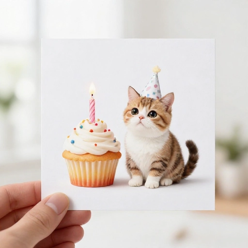 13 Whimsical Cat Cards for Birthday Fun