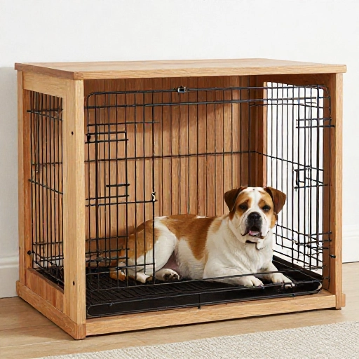 14 Genius Large Dog Crate Ideas That Look Great in Any Home