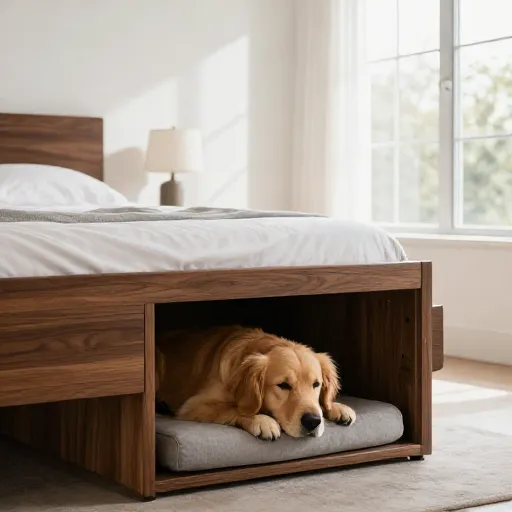 19 King Size Beds With Dedicated Dog Spaces Below