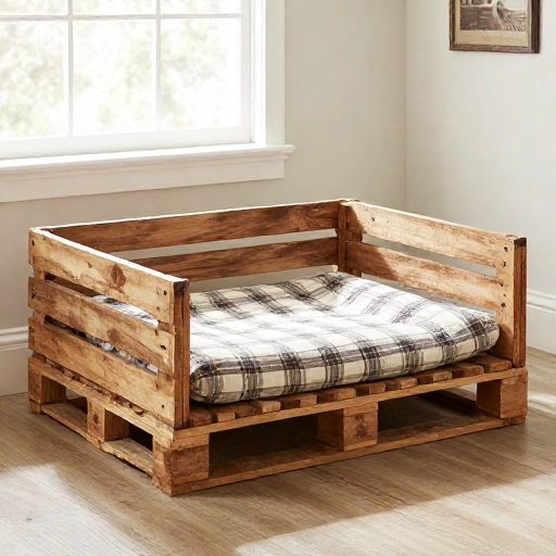 10 Farmhouse Dog Bed DIY Pallet Projects That Are Almost Too Cute