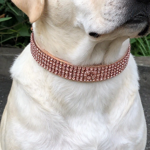 13 Pink & White Pet Jewelry Collars That Will Make Your Pup the Cutest on the Walk