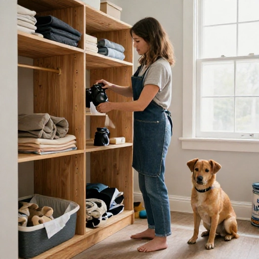 13 Closet Dog Supply Station Ideas to Organize Your Mudroom