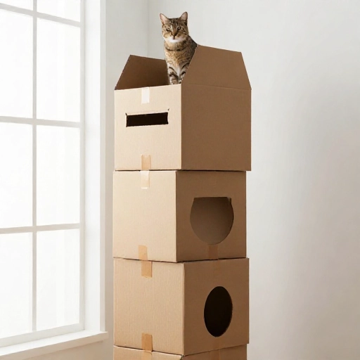 16 Genius Cardboard Cat Tower Designs That Will Make Your Cat (and Wallet) Happy