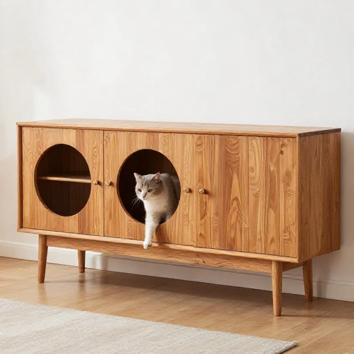 18 Built-In Litter Box Ideas That Look Like Furniture